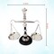 Vintiquewise Vintage Decorative Scale Tray Unique Centerpiece Stand Black and Silver QI004400 - alternate 2